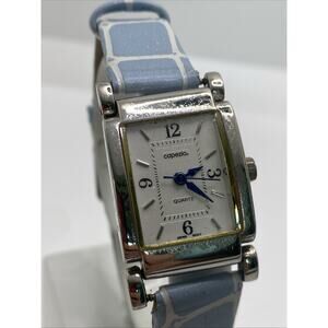 Capezio Womens Silver Tone Fashion Watch Works New Battery